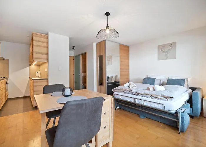 Charmant Studio Renove Situe Dans Les Bains D\'Ovronnaz, Immeuble Les Sources