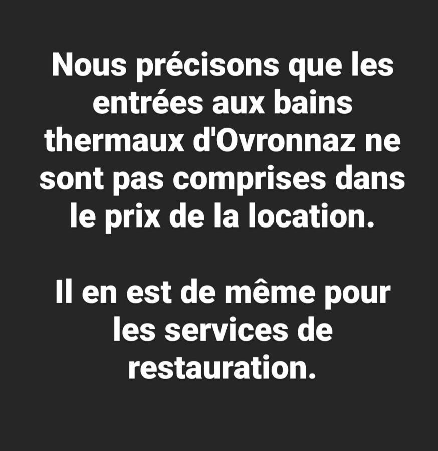 Apartmán Renove Situe Dans Les Bains D'ovronnaz, Immeuble Les Sources *